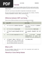 Java Swing Tutorial: Difference Between AWT and Swing