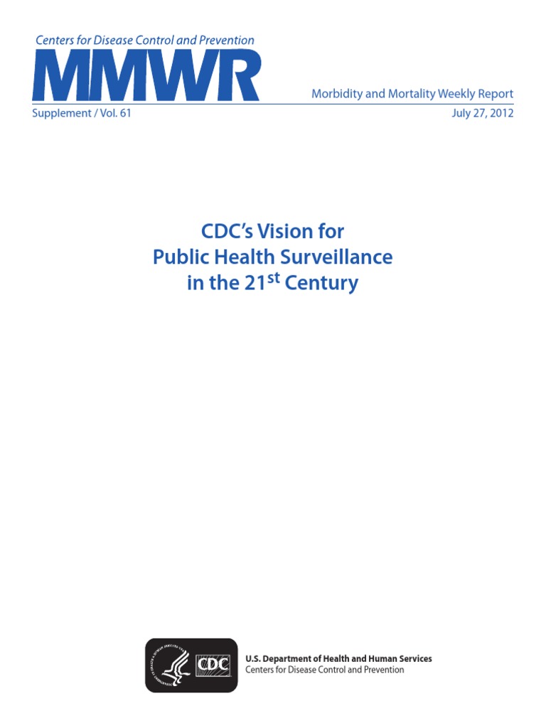 CDC's Vision for 21st Century Surveillance | PDF | Public Health ...