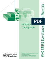 STEPS Epi Info Training Guide PDF