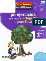 90 Ejercicios para Repasar Ortografía y Gramática PDF