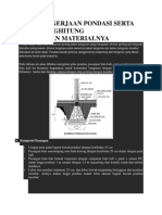 CTH Perhitungan Pondasi Menerus BT Kali