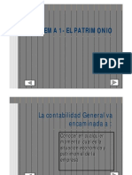 T-1. El Patrimonio Contabilidad