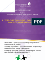 6. Pomirenje Ekologije i Ekonomije Kroz Doktrinu Održivog