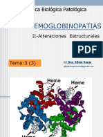 Tema 3 Hemoglobinopatias Estructurales 2012