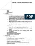 Guía para Realizar Trabajo Sobre Un Libro PDF