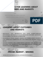 Capabilities For Learning About Customers and Markets