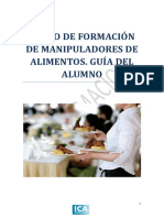 Manual Manipulador de Alimentos ICA Formación PDF