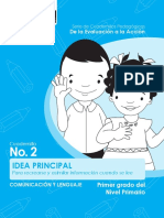 2 - Lectura - Primero - Idea Principal PDF