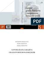 Govor Grada Sarajeva I Razgovorni Bosanski Jezik PDF