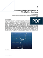 InTech-Special Issues On Design Optimization of Wind Turbine Structures