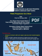 Presentation Pengukuhan GB 2010, Eksplorasi Senyawa Bahan Alam Dan Prospek Pemanfaatannya