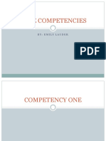 SWK 4910 All Core Competencies