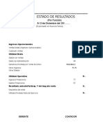 Estado de Resultados