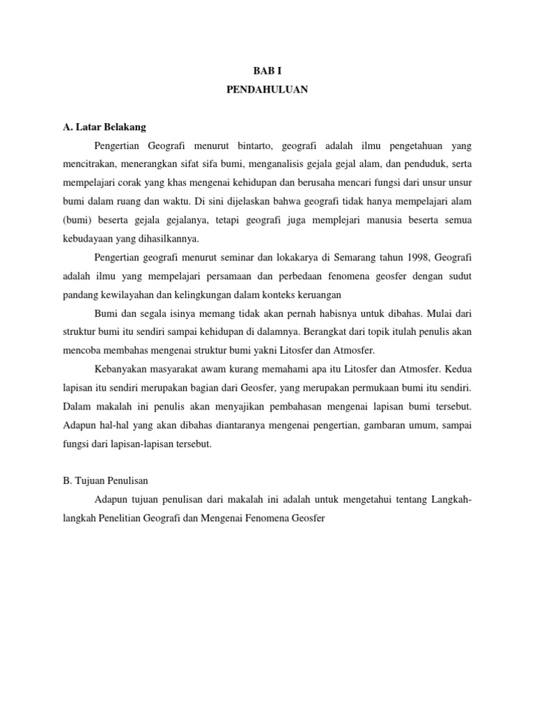 Langkah Dalam Penelitian Geografi Serta Penjelasannya