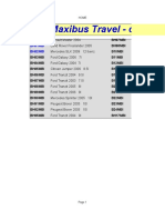 Maxibus Travel - Calcul Consum Combustibil