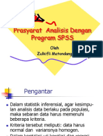 Prasyarat Analisis (PPT) Dengan SPSS PDF