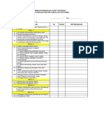 Lembar Observasi Audit Internal