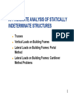 Approximate Analysis of Static Structures