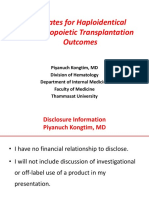 Updates For Haploidentical Hematopoietic Transplantation Outcomes