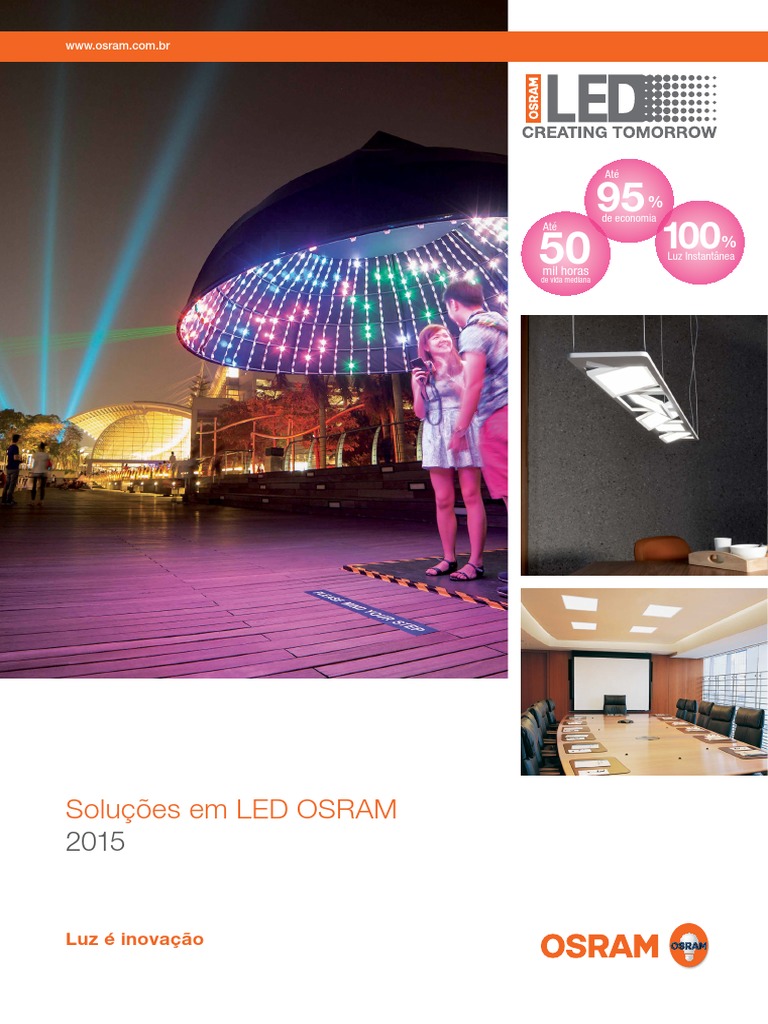 Catalog Osram Led Lamp and Luminaire 2015 BR PT PDF Diodo Emissor