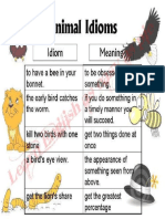Animal Idioms PDF