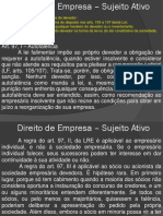 Direito Empresarial - Falência 2