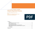 Itil Business Analysis and the Enterprise Requirements Hierarchy