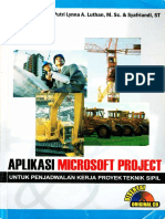 Aplikasi Microsoft Project Untuk Penjadwalan Kerja Proyek Teknik Sipil PDF