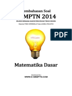 Download SOAL TKPA SBMPTN MATEMATIKA DASAR DAN PEMBAHASANpdf by Karisma Safira Adlina SN360067152 doc pdf