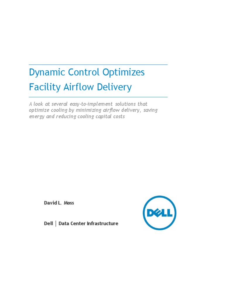 Dynamic Control Optimizes Airflow Delivery PDF | PDF | Data Center ...