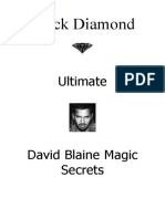 David Blaine Magic Secrets