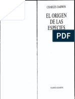 Fuente Directa El Origen de Las Especies - Darwin U. 1 IPC CI PDF