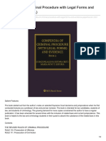 Compendia of Criminal Procedure With Legal Forms and Evidence 2 2nd Ed