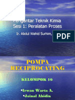 Ptk Ses i 1 Reciprocating Pump