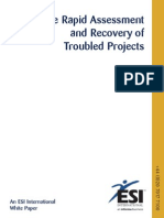 Rapid Assessment and Recovery of Troubled Projects