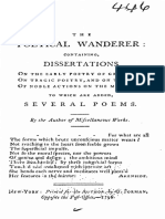 "The Poetical Wanderer" ( 1796) by John Blair Linn