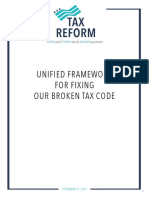 Unified Tax Framework FromThe Trump Administration, The House Committee On Ways and Means, and The Senate Committee On Finance