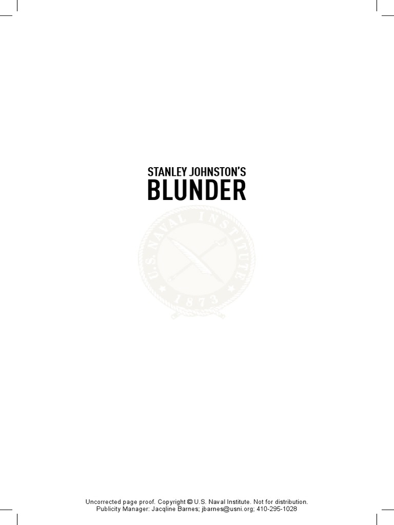 EXCERPT: Stanley Johnston's Blunder: The Reporter Who ...