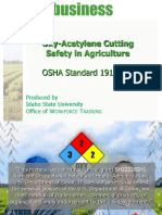 Oxy-Acetylene Cutting Safety