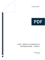 Curs - Dreptul Comertului International - Seria II - 2017