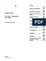 SIMATIC NET CP 1242-7 Instrucciones de Servicio PDF