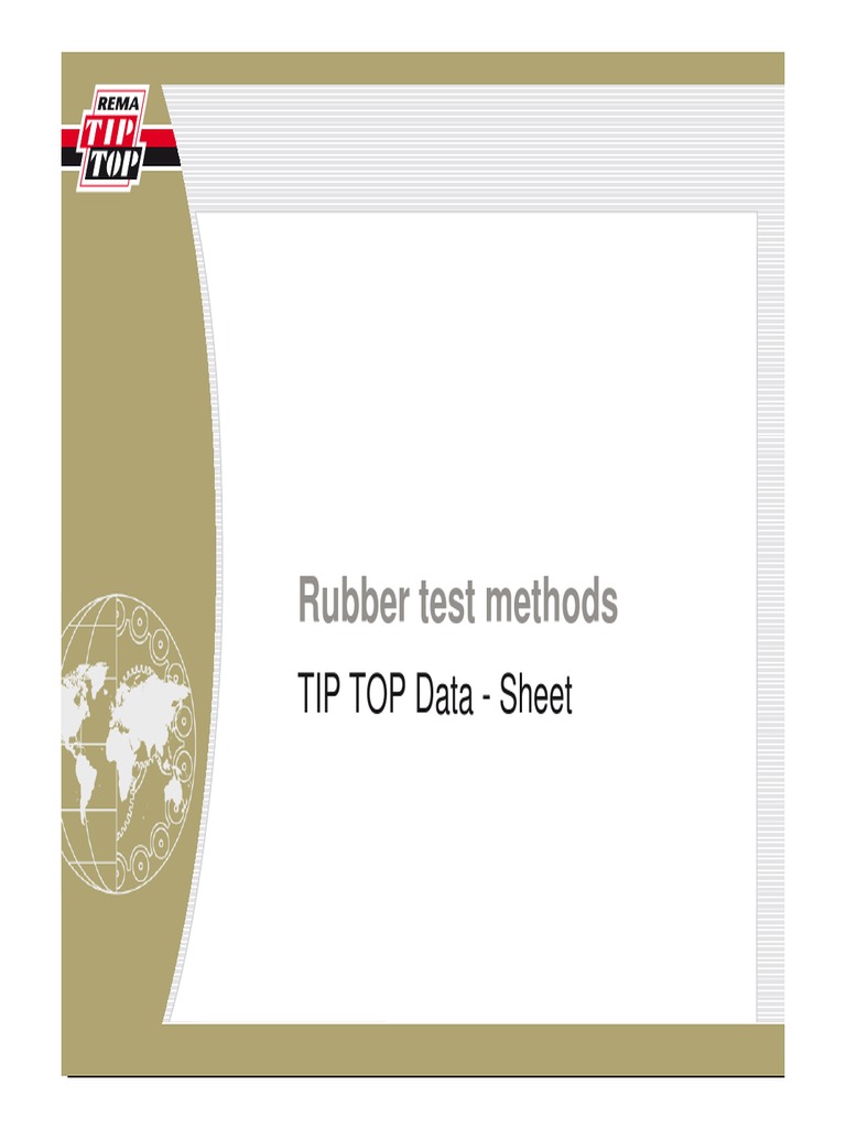 02.3standard Rubber Test Methods | PDF | Ultimate Tensile Strength ...