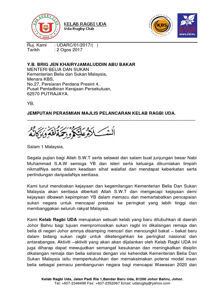 Surat Jemputan Kj