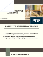 Cognitive Oriented Approach