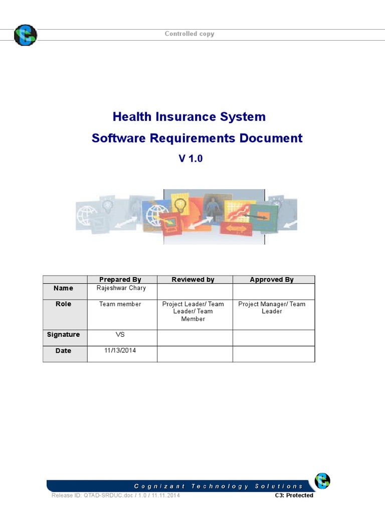 Health Insurance System - SRD | PDF | Insurance | User (Computing)