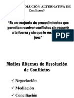 Medios de Resolución de Conflictos-2017