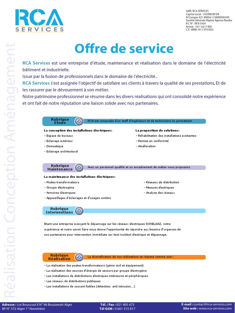 offredeservice.pdf  Électricité  Ingénierie