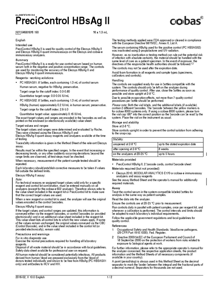 precicontrol-hbsag-ii-ms-04687876190-v10-en-pdf-pdf-assay