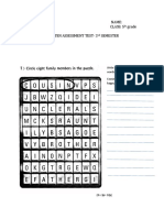 Test 5th Grade Family Adv of Frequency