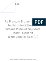 Ad Marcum Brutum Orator Jacobi Strebaei PDF